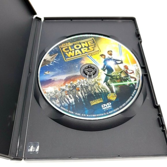 Star Wars: The Clone Wars (Widescreen Edition) DVD, Anthony Daniels, Samuel L. J - Picture 3 of 4